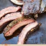 Honey Dijon Smoked Pork Ribs Pin