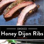 Honey Dijon Smoked Pork Ribs Pin