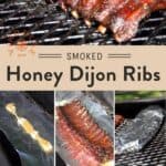 Honey Dijon Smoked Pork Ribs Pin