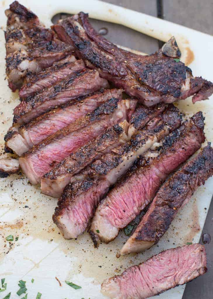 Reverse Seared Smoked Rib Eye Steaks