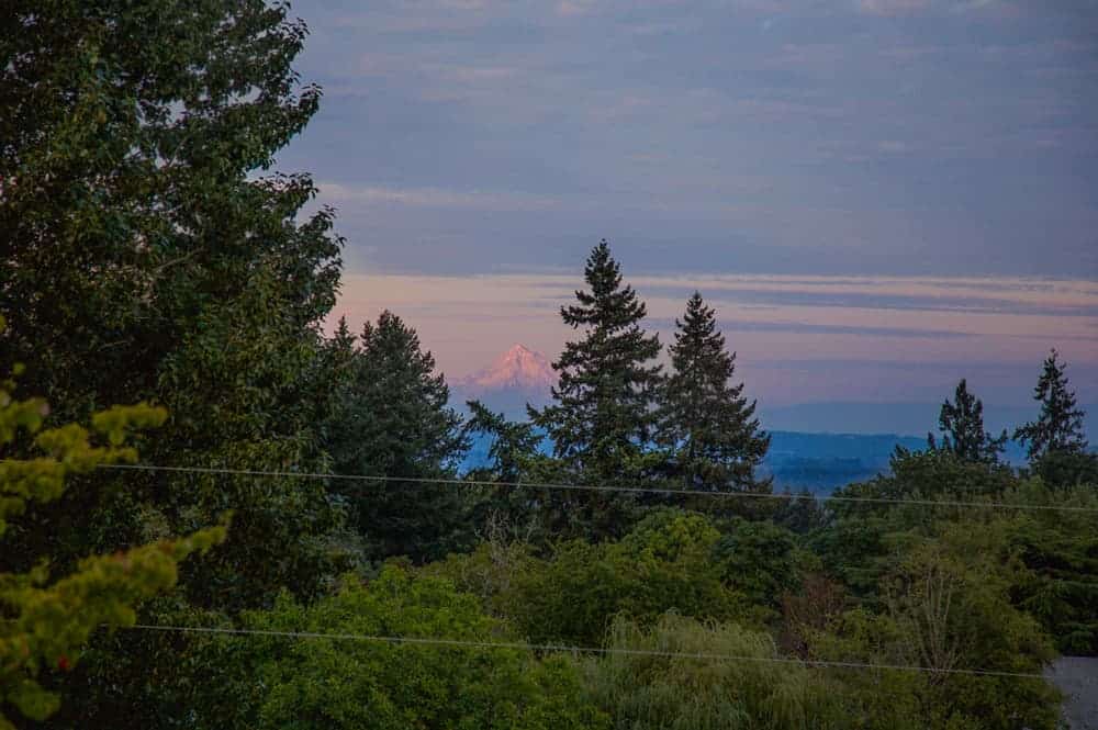 Mt. Hood Sunset View