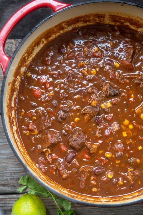 Smoked Brisket Chili (recipe and video) Vindulge