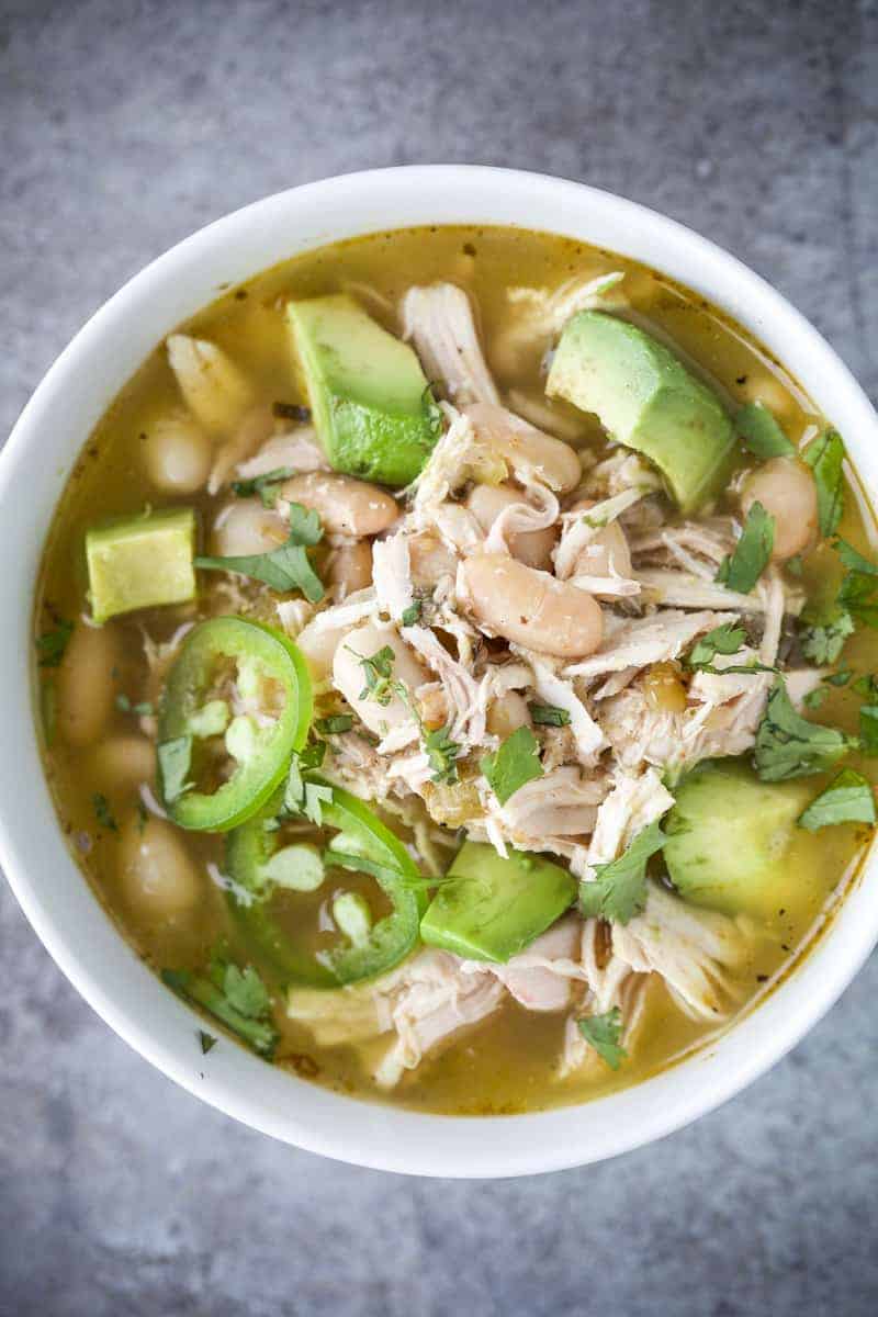 Simplified Smoked Salsa Verde Chicken Soup - Vindulge