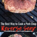 juiciest reverse sear pork chops