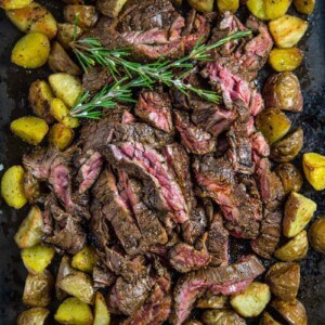 Red Wine Marinated Skirt Steak