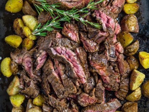 marinated skirt steak