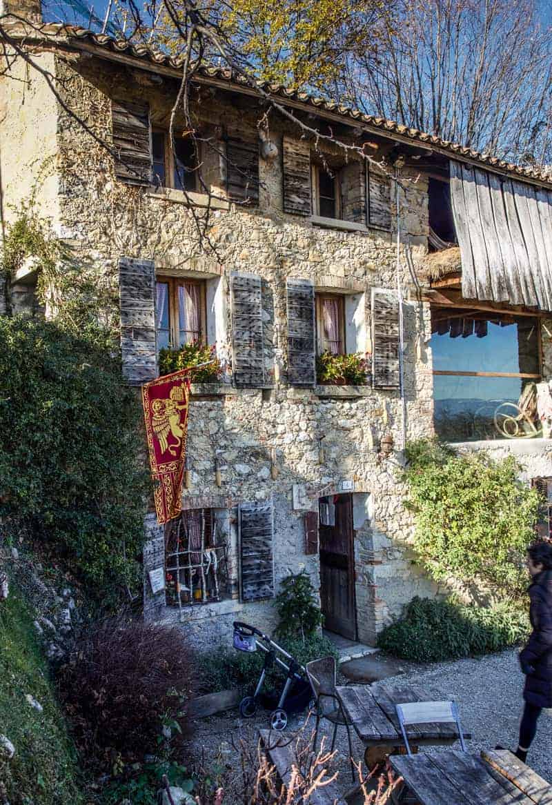 L'Osteria senz'Oste, in Cartizze region within Valdobbiadene. Veneto, Italy. 