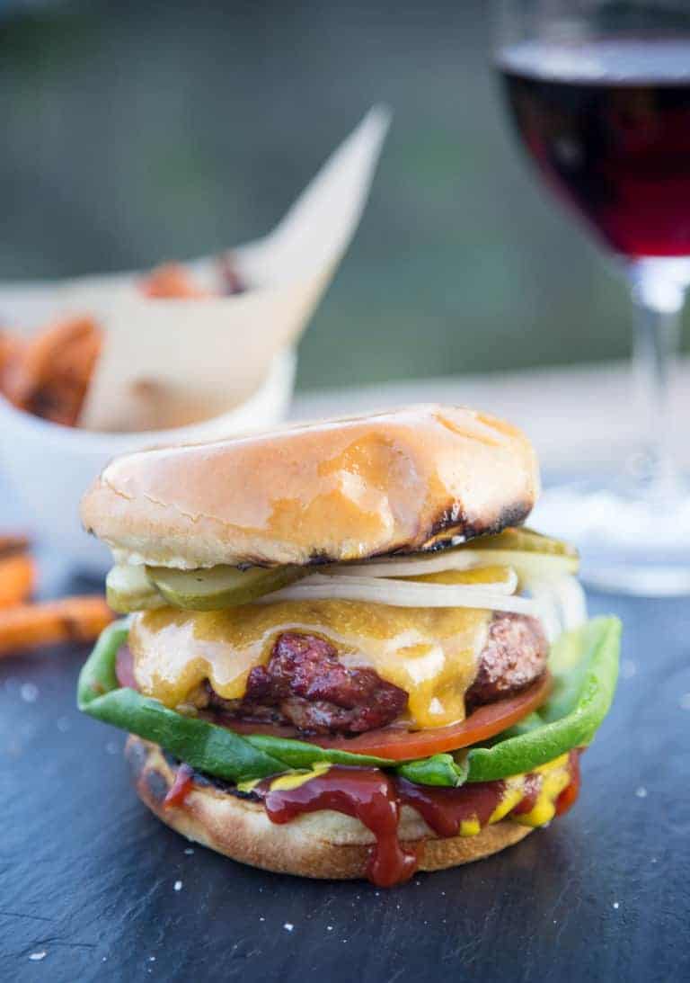 Classic AllAmerican Cheeseburger with a Reverse Sear Smoked Twist