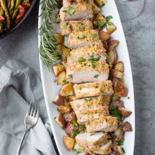 Kettle Chip Crusted Grilled Pork Tenderloin