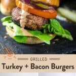 Turkey Burger Pin