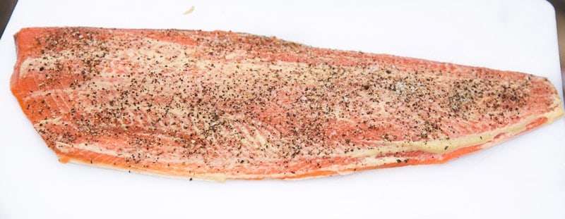 Raw Seasoned Salmon Filet