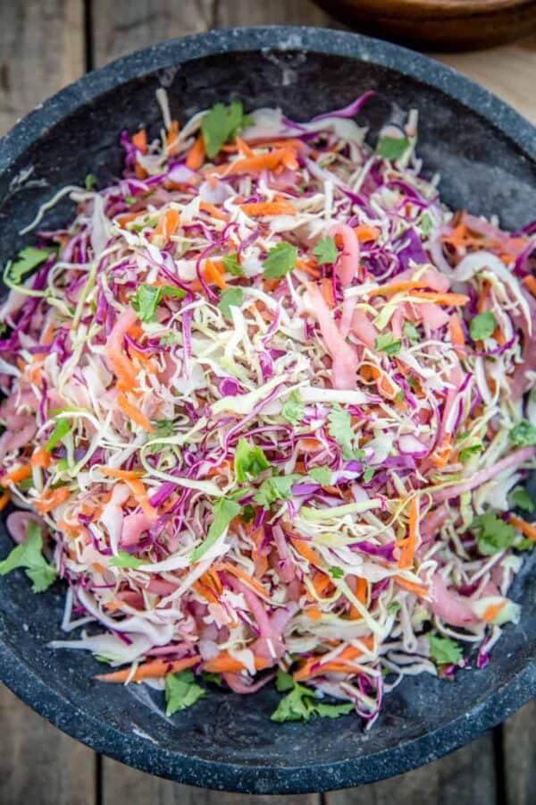 Smoked Pickled Onion Coleslaw Mayo Free, Allergy Free, Vegan