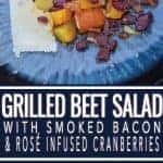 Grilled Beet Salad Pin Image for Pinterest