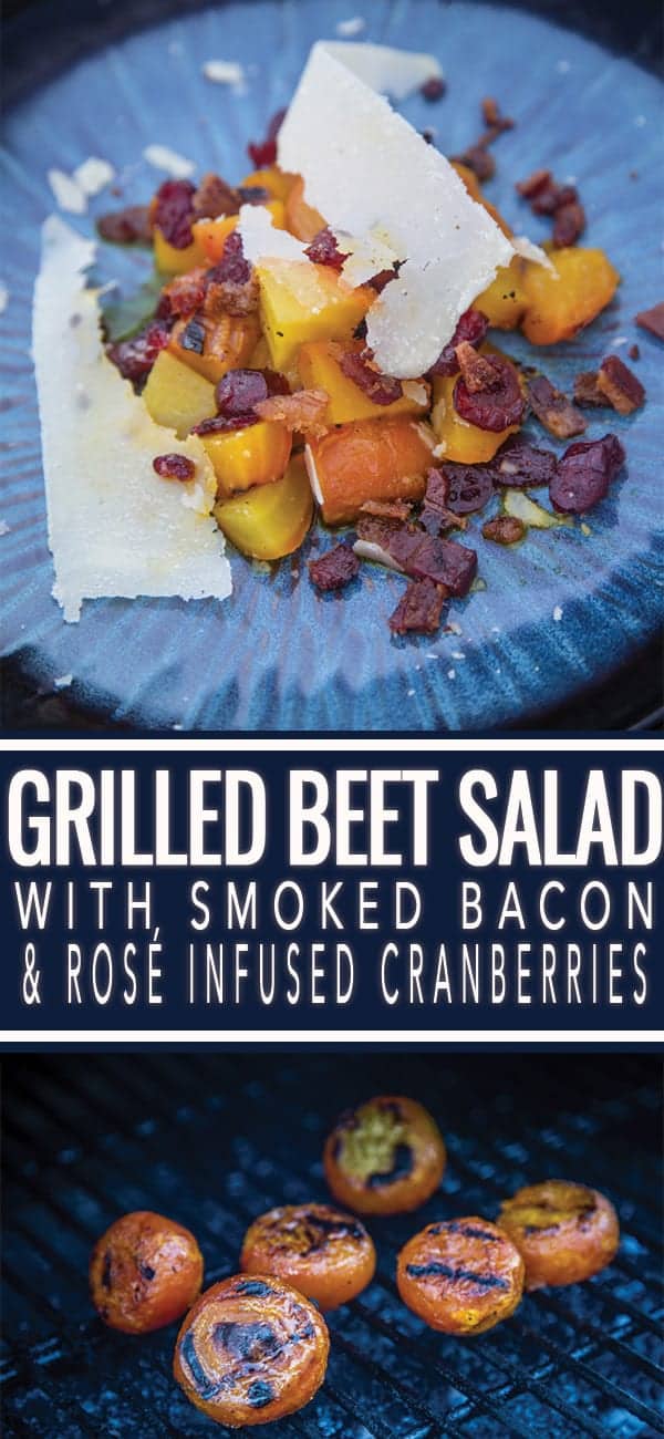 Grilled Beet Salad Pin Image for Pinterest