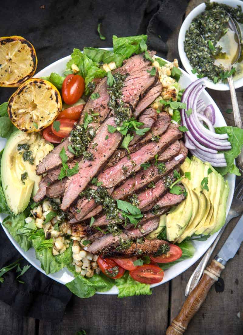 Grilled Flank Steak Salad