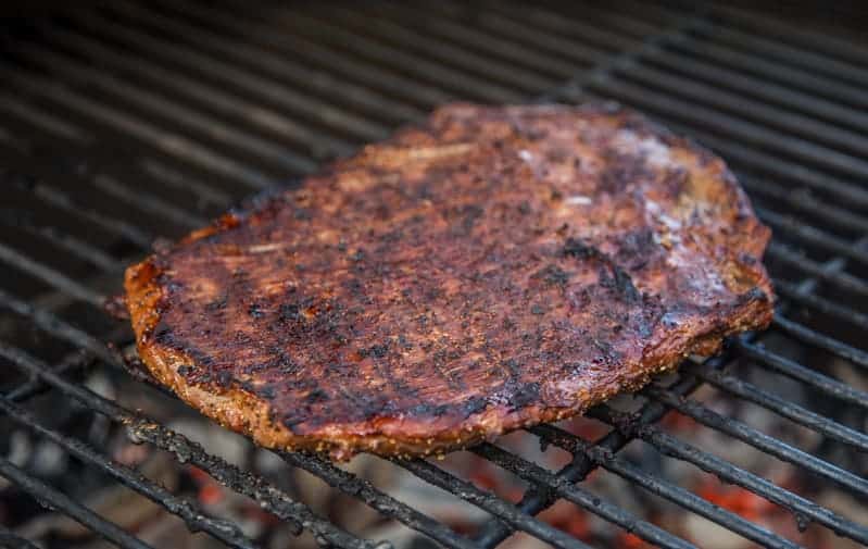 Grilling Flank Steak on a Grill