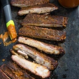 No Sugar Added Smoked Pork Ribs (Keto and Paleo Friendly)