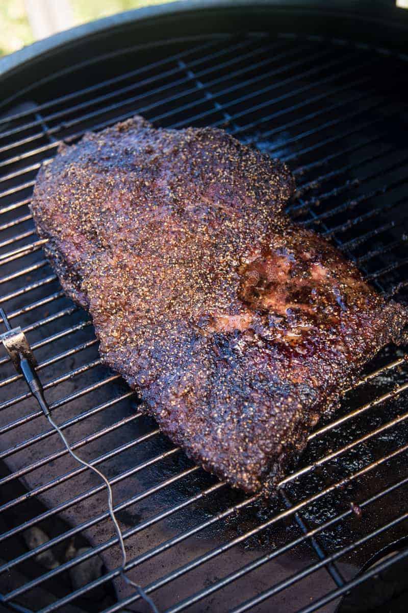 Smoked Beef Brisket on a Big Green Egg