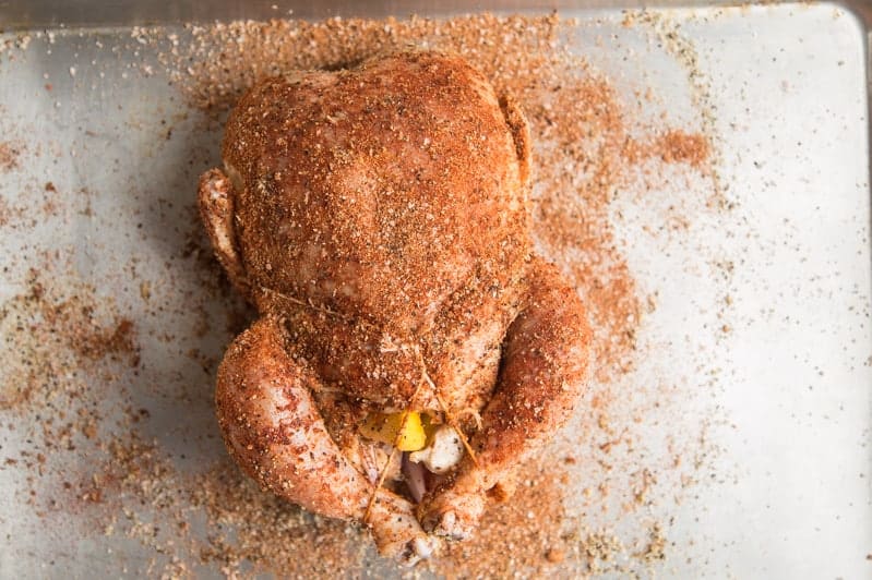 How to Prep a Whole Chicken to cook in the smoker