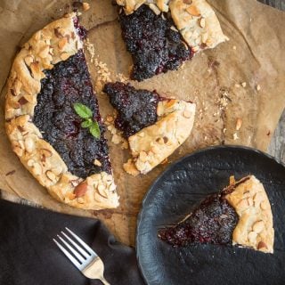 Grilled Blackberry Crostata Gluten Free Dairy Free