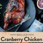 Cranberry Chipotle Grilled Chicken pin