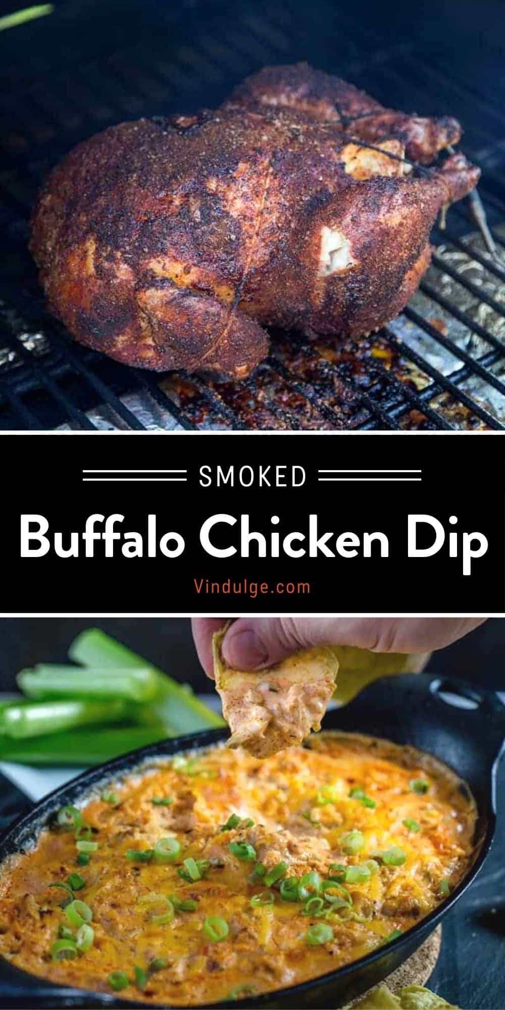 Smoked Buffalo Chicken Dip Vindulge