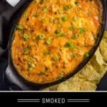 Smoked Buffalo Chicken Dip Pinterest Pin