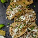 Spicy Grilled Chicken Tacos with Avocado Crema