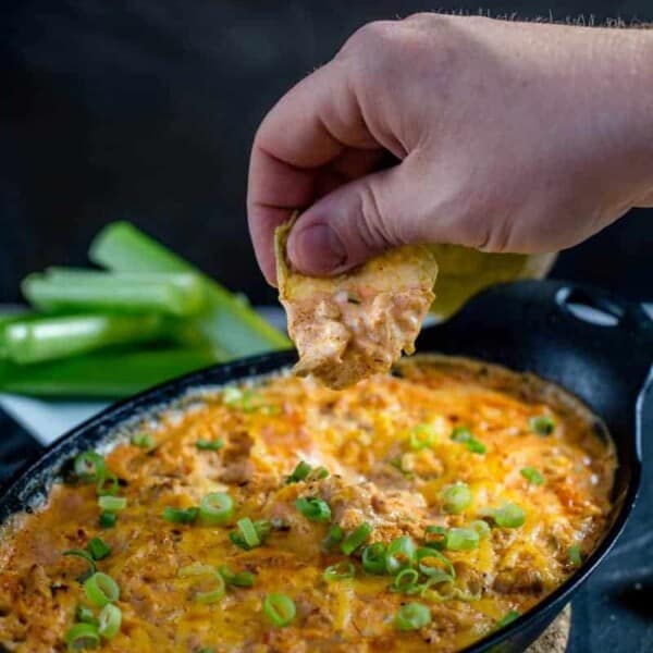 Smoked Buffalo Turkey Dip