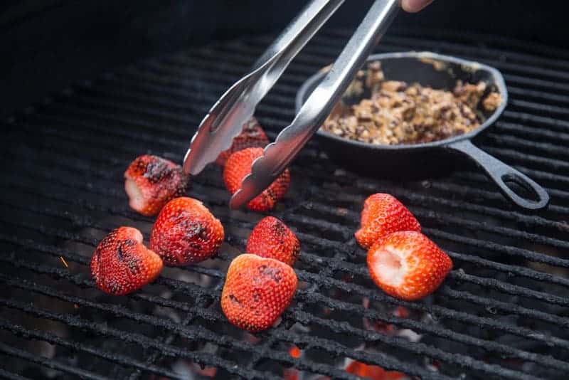 Grilling Strawberries