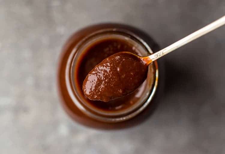A spoonful of BBQ sauce