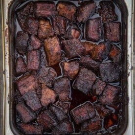 Tray of Brisket Burnt Ends