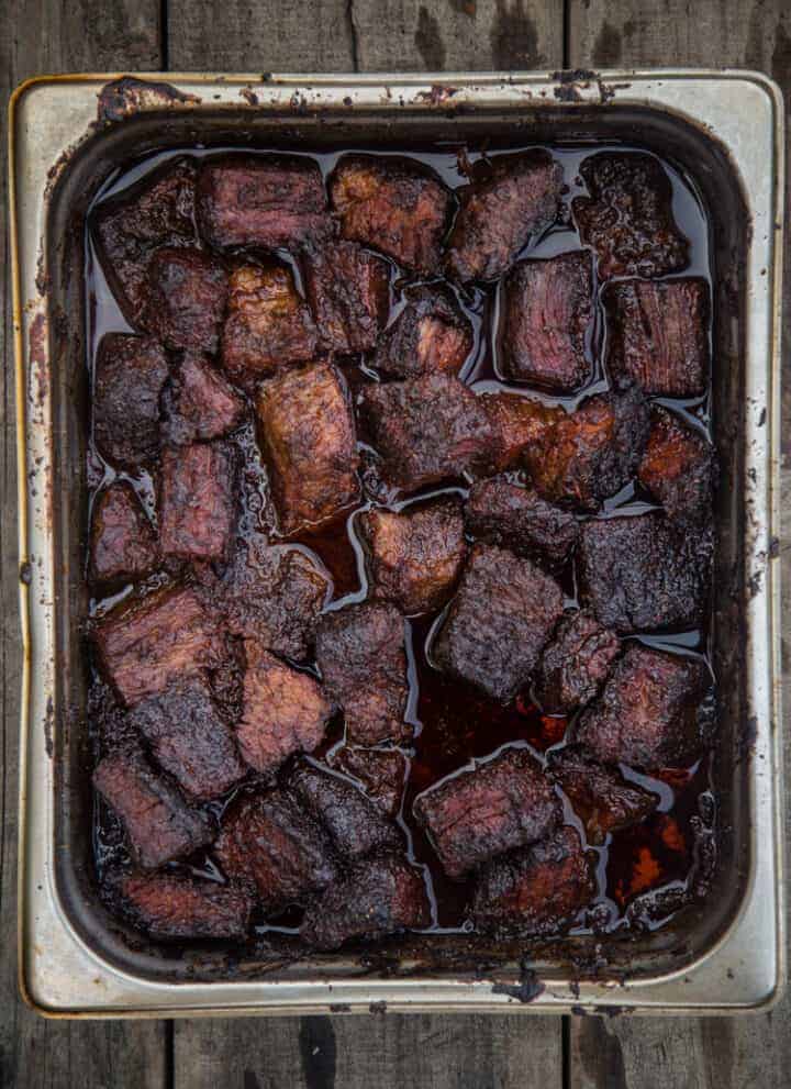 Tray of Brisket Burnt Ends