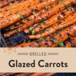 Grilled Glazed Carrots pin