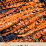 Grilled Glazed Carrots pin