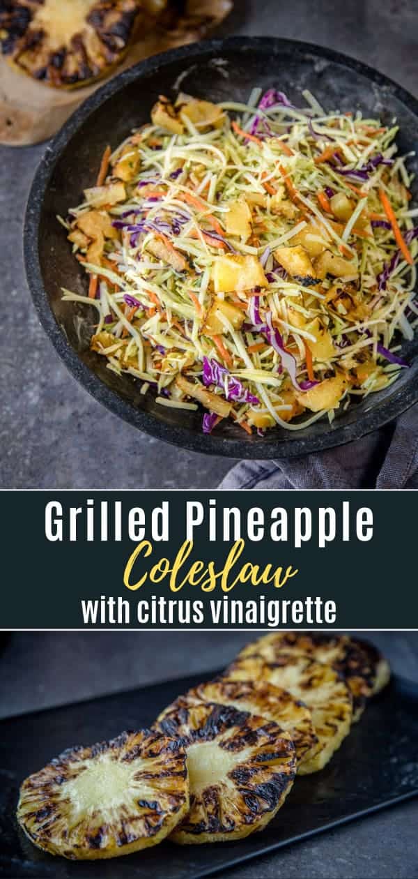 Grilled Pineapple Coleslaw Pin Image