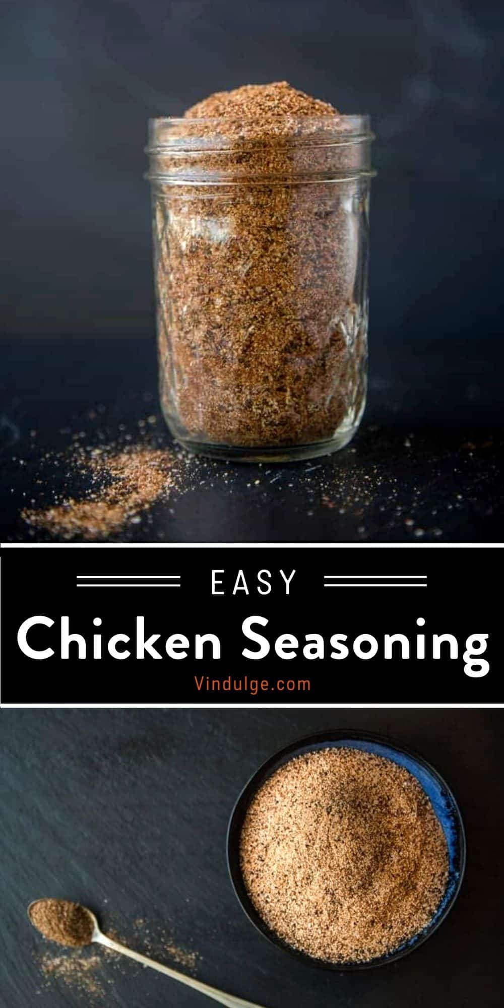 Easy Chicken Seasoning Recipe Sugar Free & Gluten Free Vindulge