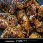 Perfect grilled chicken pin