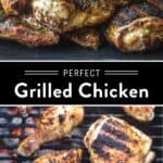 Perfect grilled chicken pin