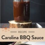 vinegar bbq sauce pin