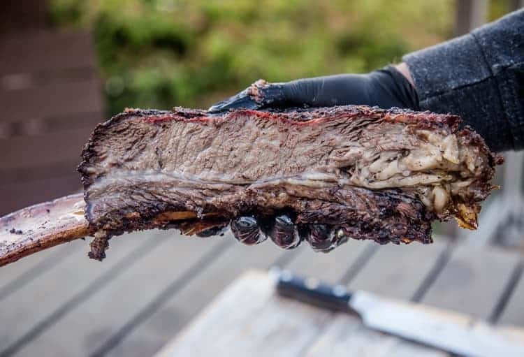 Giant Beef Ribs smoked