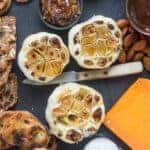 Grill Roasted Garlic on a platter