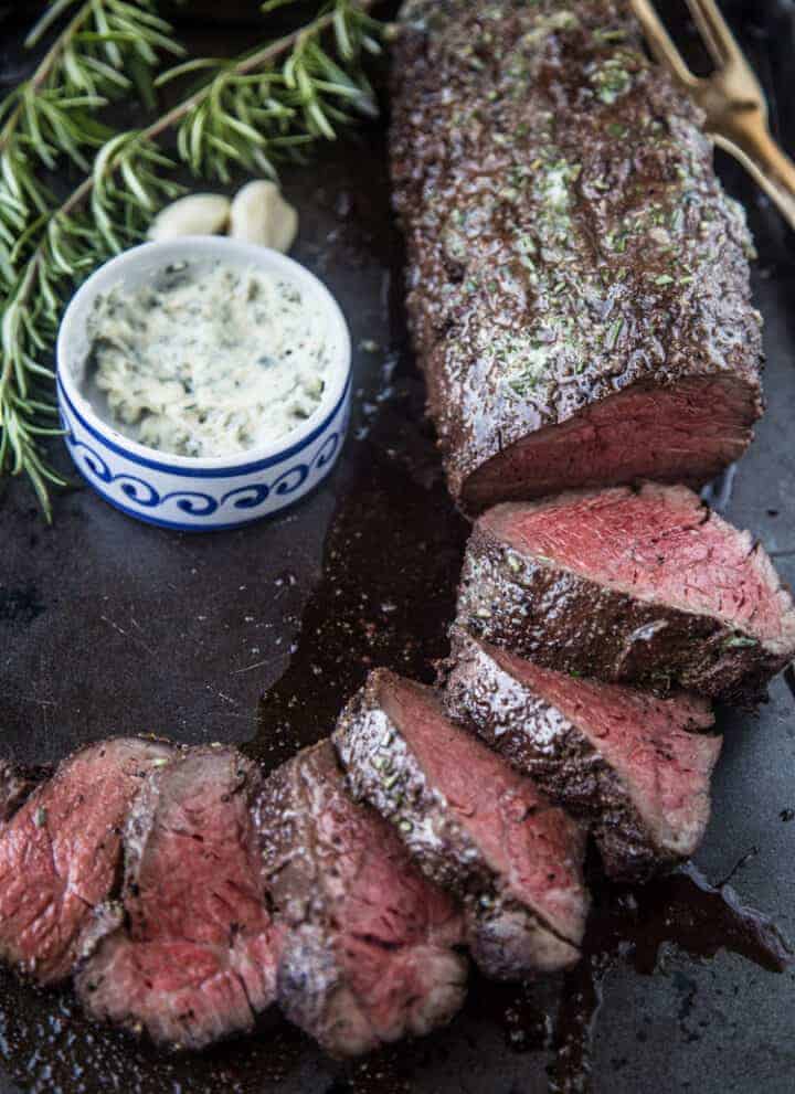 Smoked Beef Tenderloin sliced