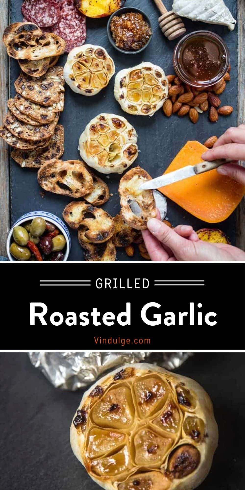 Roasted Garlic How to roast garlic on The Grill! Vindulge