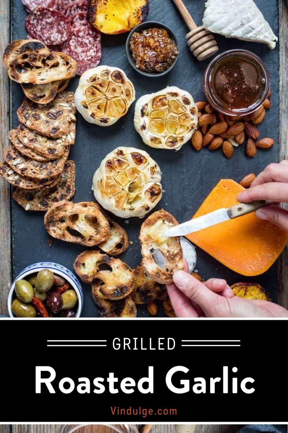 Roasted Garlic How to roast garlic on The Grill! Vindulge