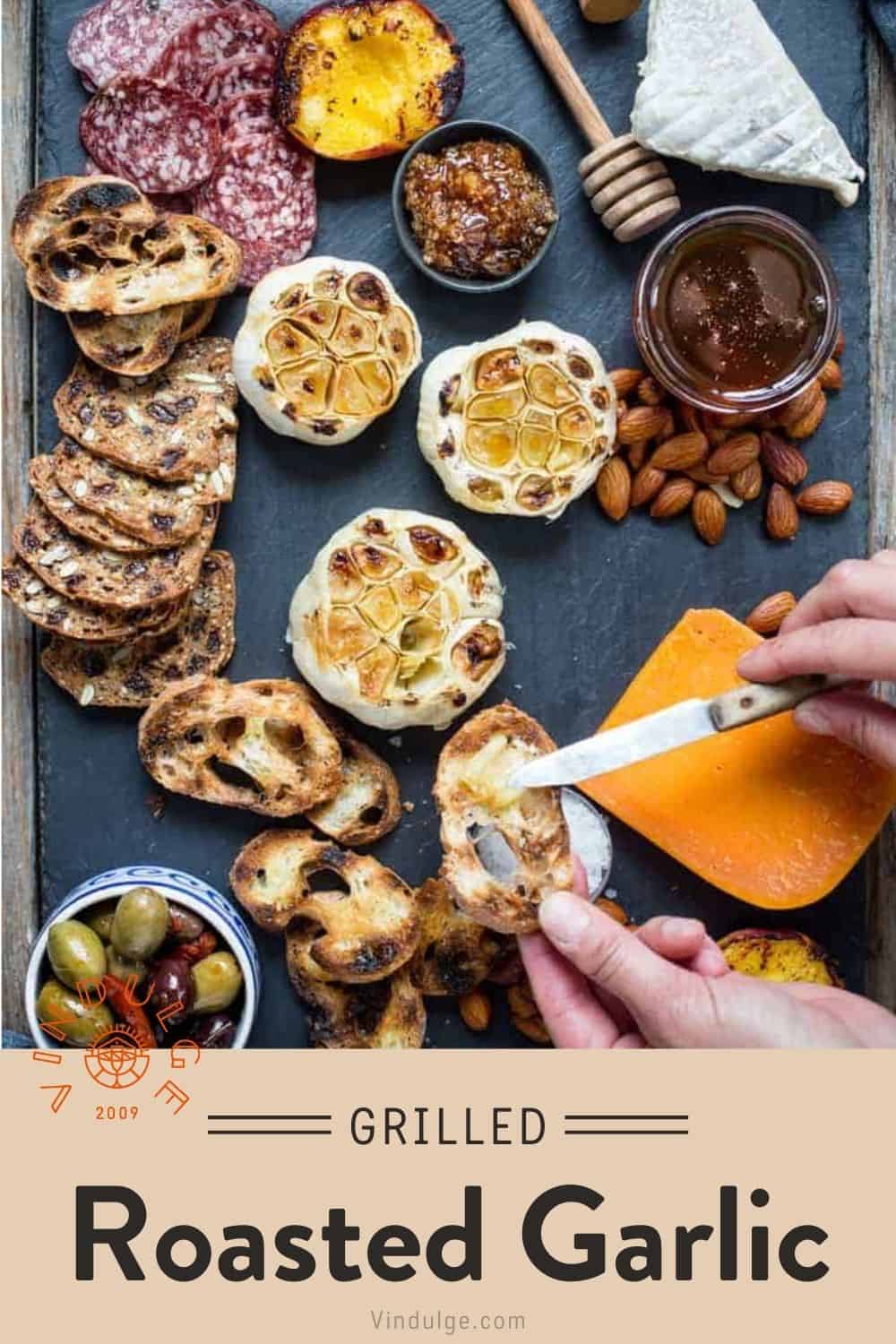 Roasted Garlic How to roast garlic on The Grill! Vindulge