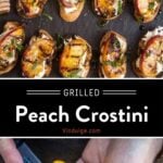 Grilled Peach Crostini pin