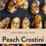 Grilled Peach Crostini pin