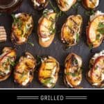 Grilled Peach Crostini pin