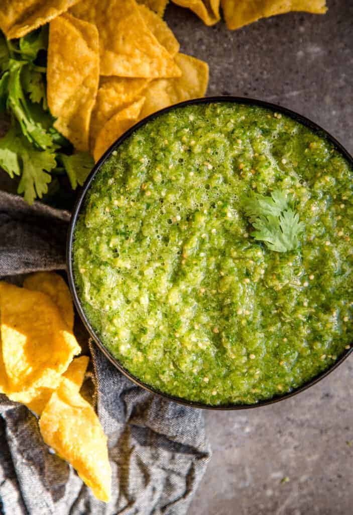 Smoked Tomatillo Salsa